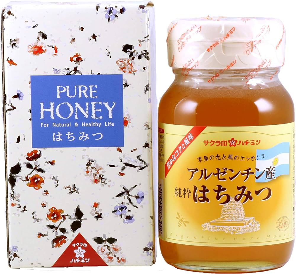 Amazon | サクラ印 アルゼンチン産純粋はちみつ 800g | 加藤美蜂園