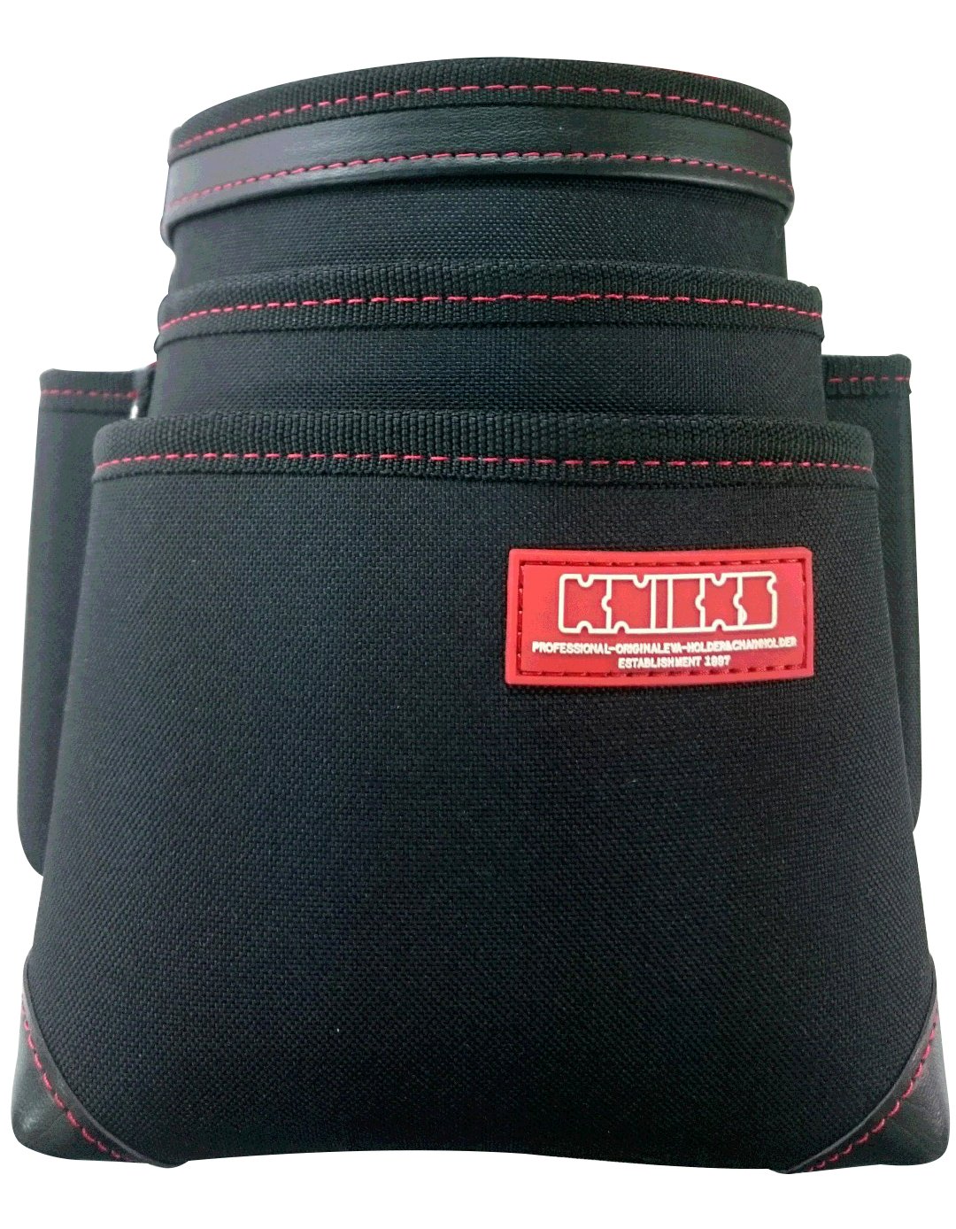 Amazon | KNICKS(ニックス) KC-212NS 超軽量3段600D生地腰袋 | 腰袋・釘袋