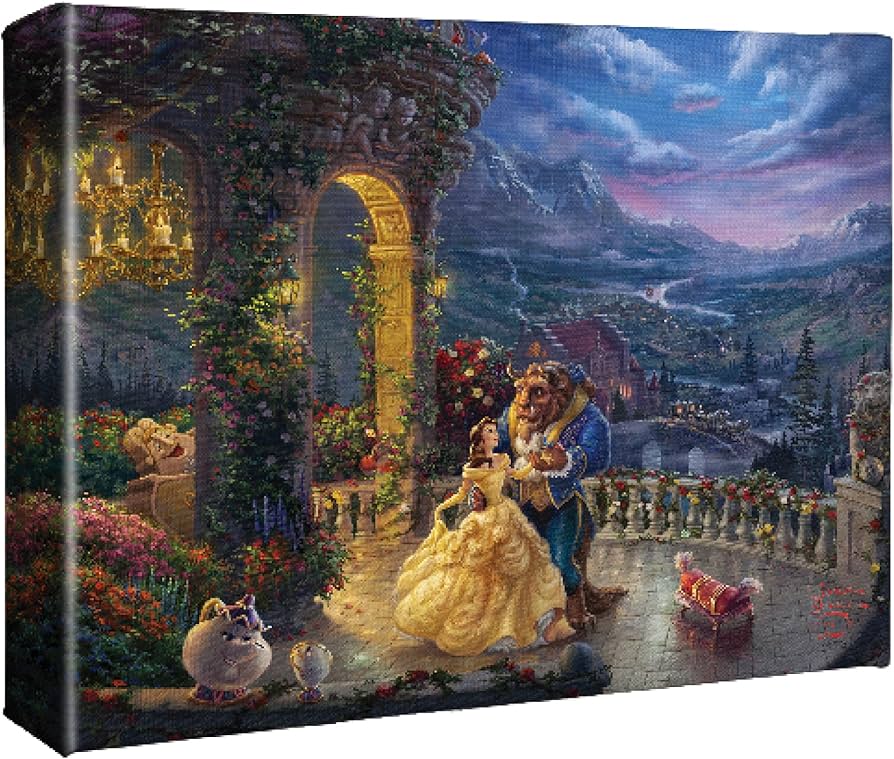 Amazon.co.jp: トーマス・キンケード ディズニー 美女と野獣 (美女と