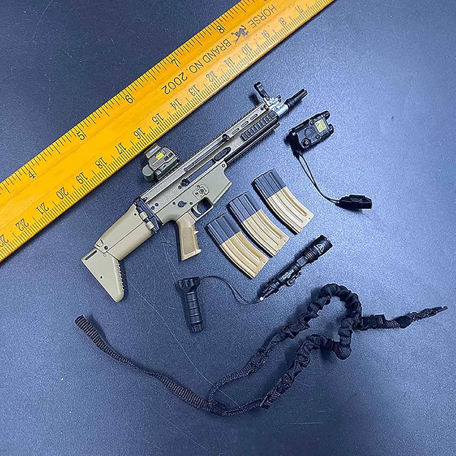 Amazon.co.jp: 1/6スケールフィギュアドールアクセサリー、米陸軍SCAR