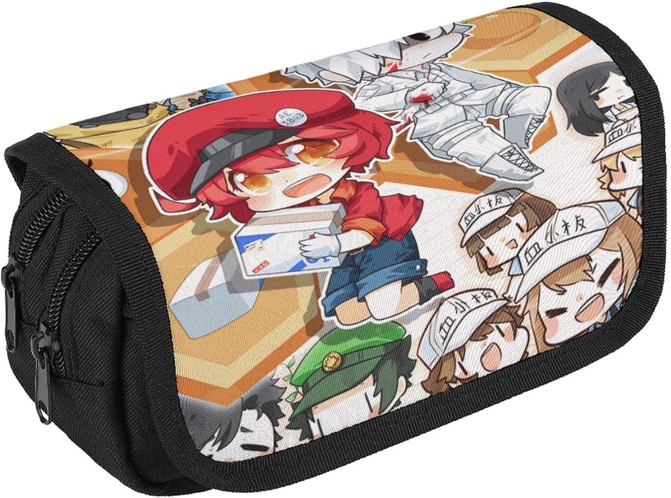 Amazon.co.jp: はたらく細胞ペンケースダブルレイヤーアニメの筆箱に