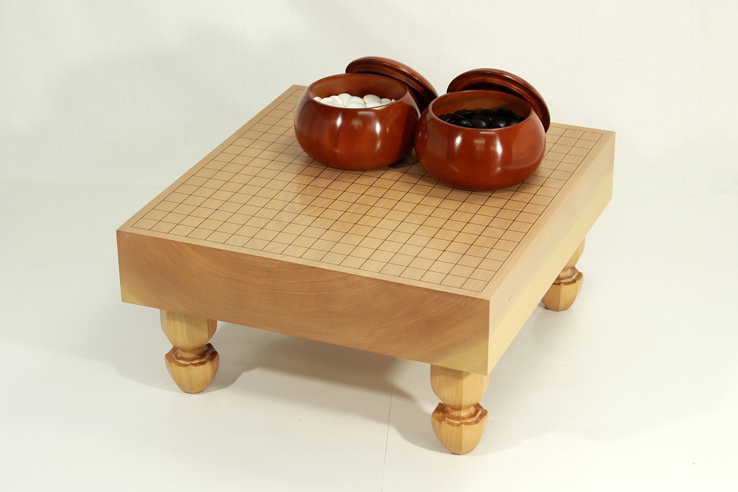 Amazon | 本桂碁盤30号 碁石+碁笥セット【本蛤32号+新桜】 | 囲碁