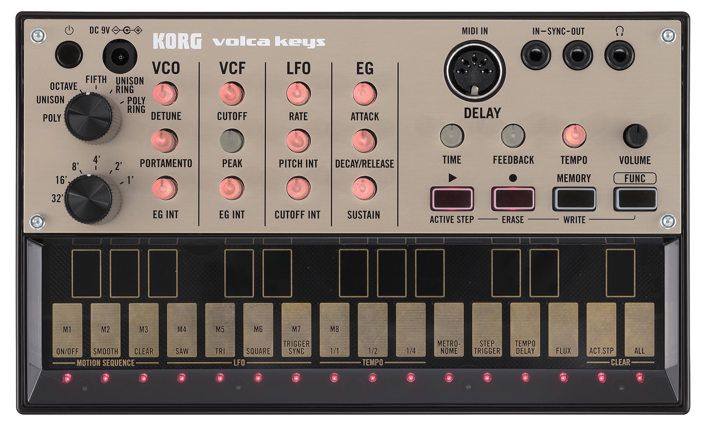 Amazon | KORG アナログ シンセサイザー volca keys ポリフォニック
