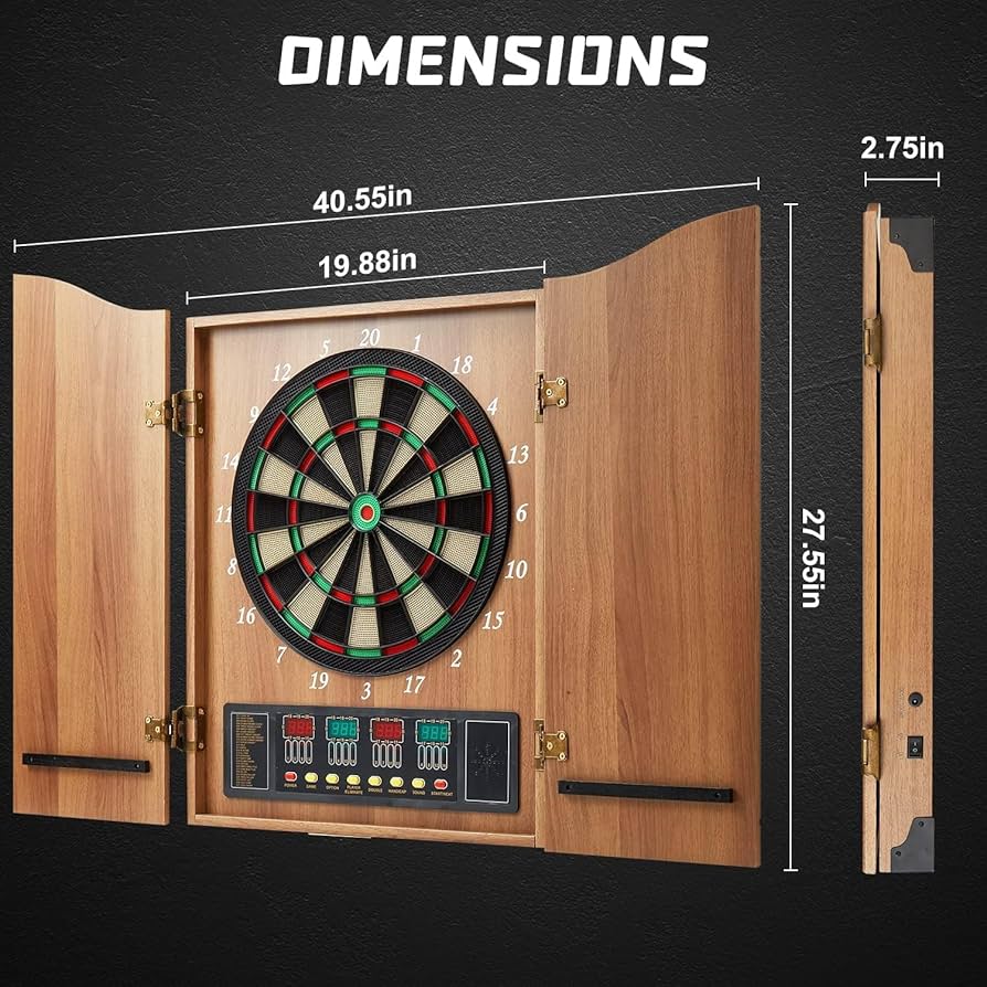 Amazon.co.jp: 電子ダーツボードセット、ソフトチップダーツ12本付き