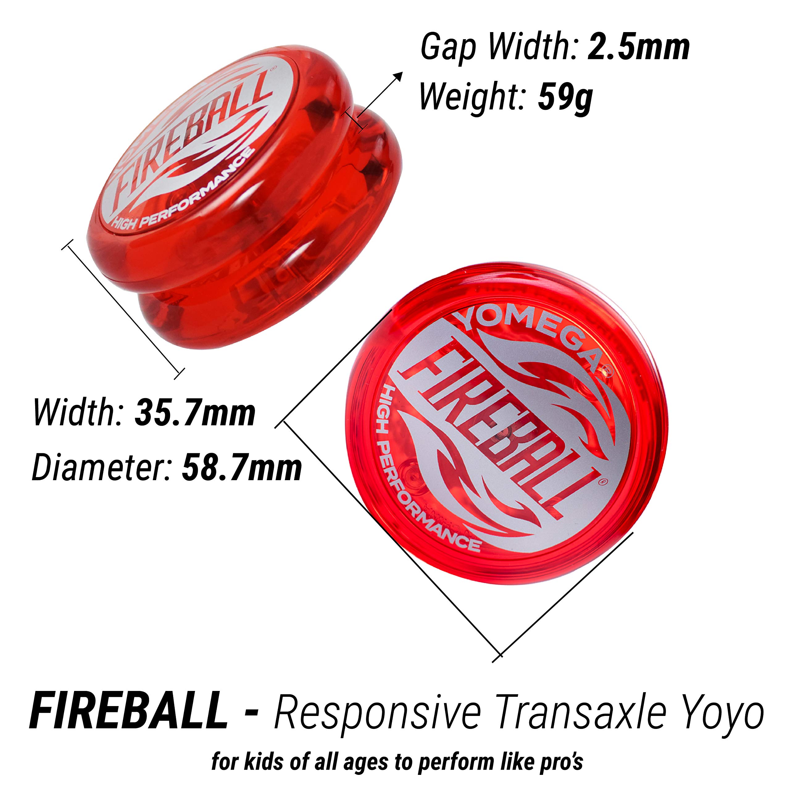 Amazon | ヨメガの伝統的なヨーヨーである、ブレインとファイヤー