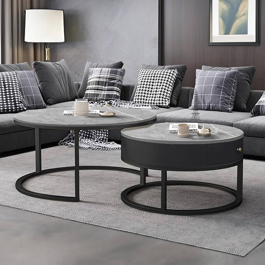 Amazon.co.jp: MUTUKI リビングテーブル ローテーブル センター