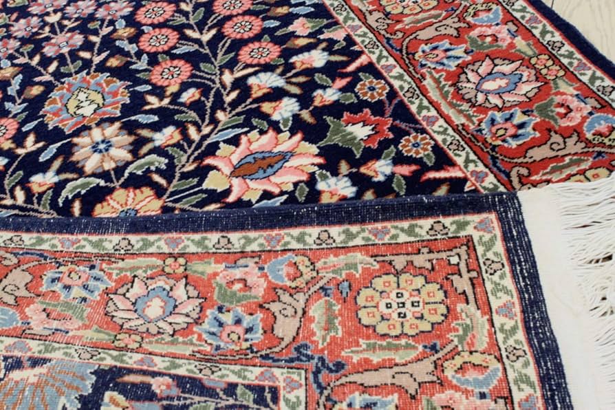 Amazon | トルコ製 ウール 手織り絨毯 ラグ 115×78cm アクセントサイズ