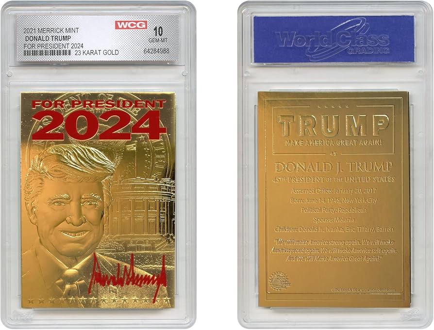 Amazon.co.jp: ドナルド・トランプ 2024 プレジデント 23K ゴールド