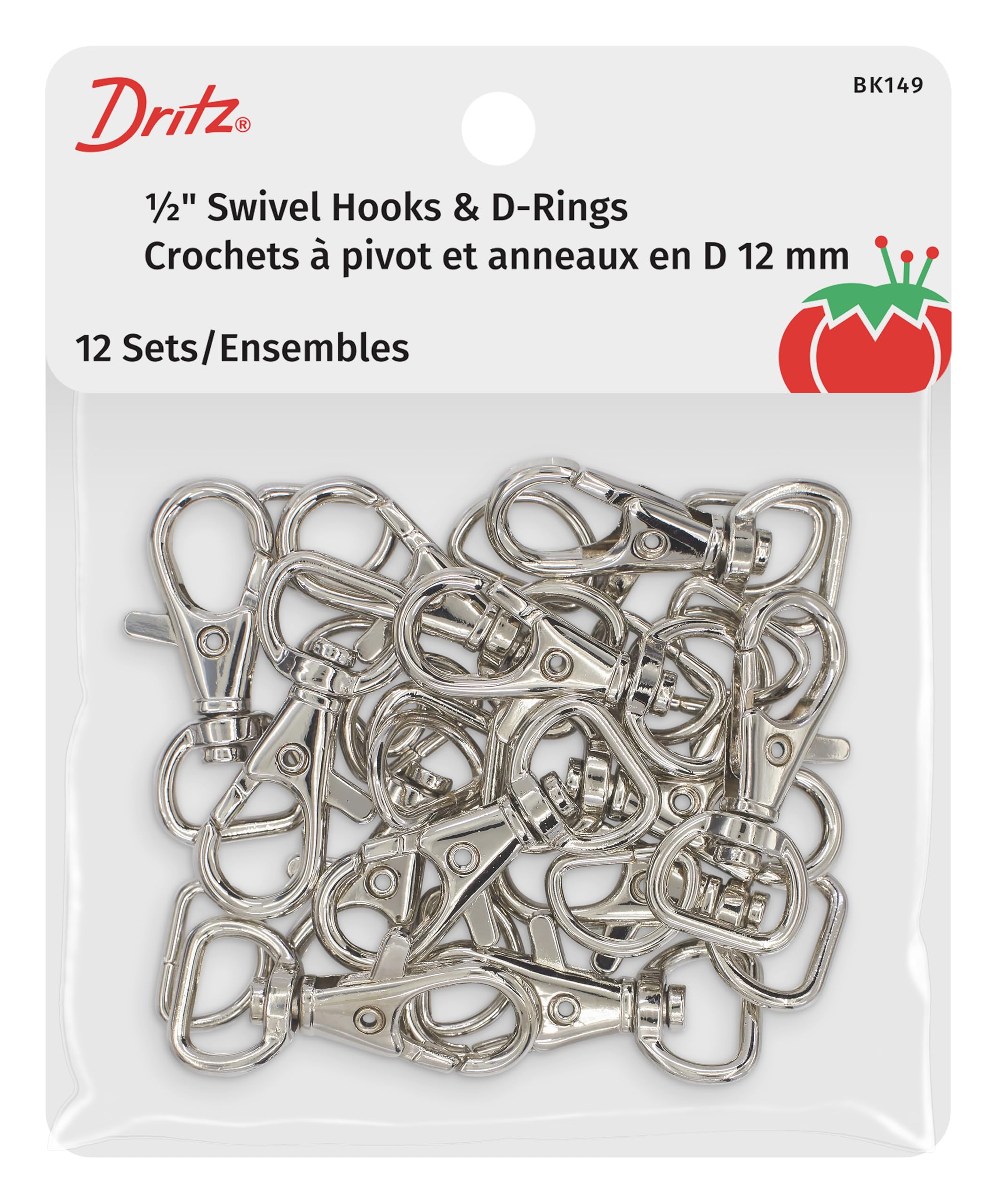 Amazon.com: Swivel Hooks & D Rings 1/2in Nickel : Everything Else