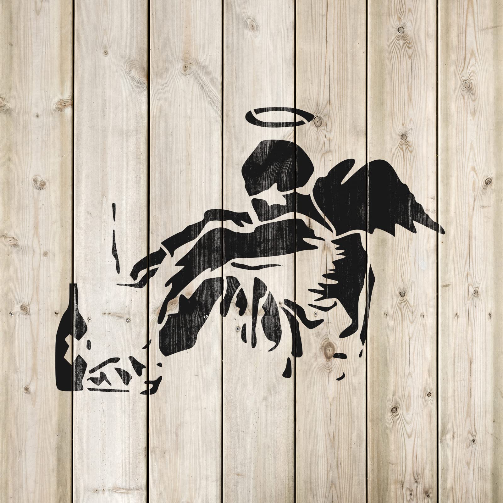 Amazon.com: Fallen Angel Banksy Stencil - Banksy Stencil, Banksy