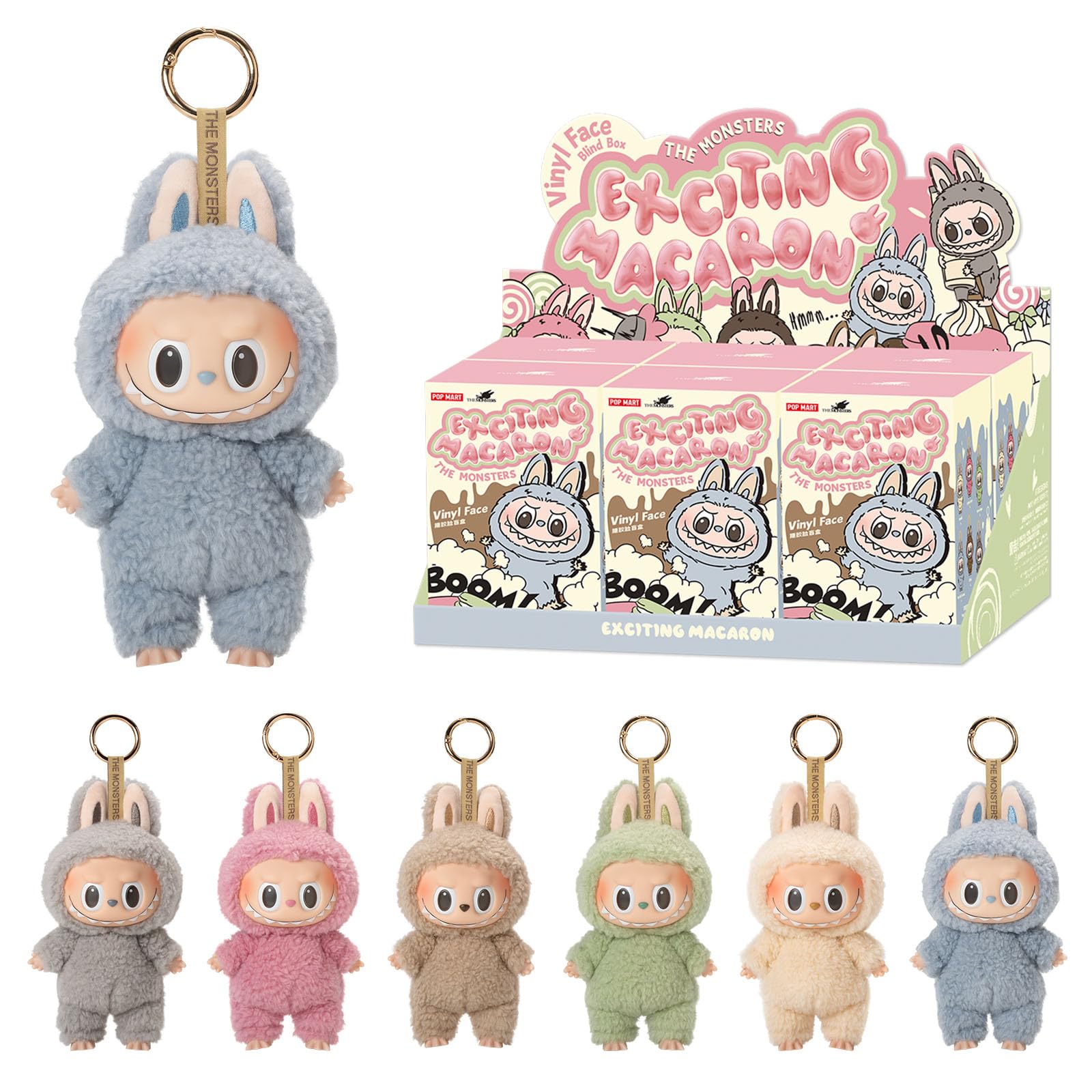 Amazon.com: POP MART The Monsters - Tasty Macarons Vinyl Face