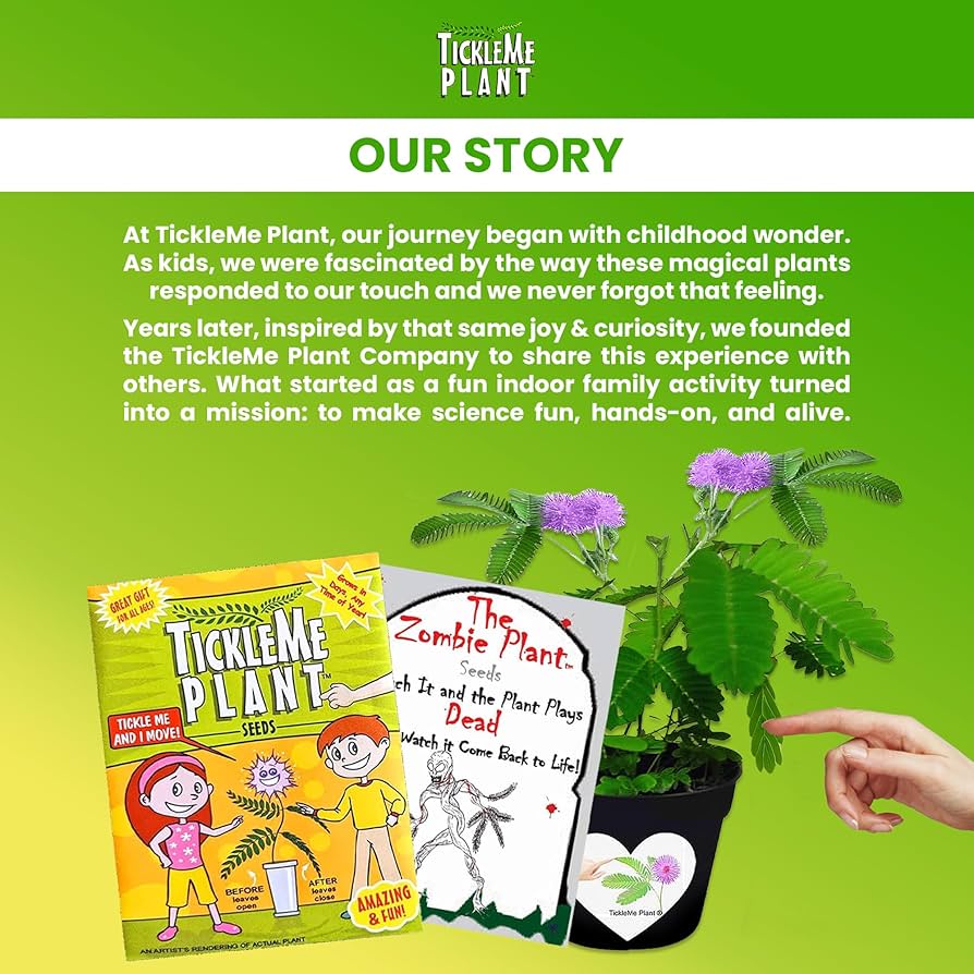 Amazon.com: Valentine's Day TickleMe Plant Lovers Box Grow Kit