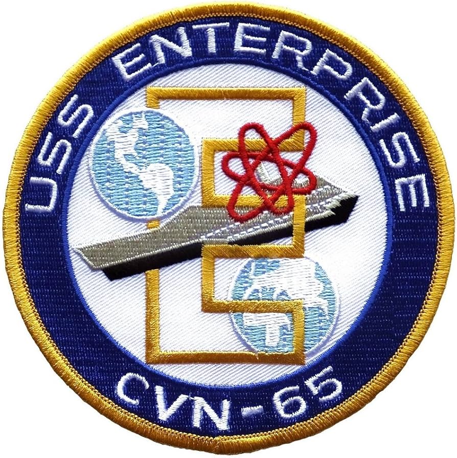 Amazon.co.jp: ミリタリーワッペン 航空母艦 CVN-65 エンタープライズ