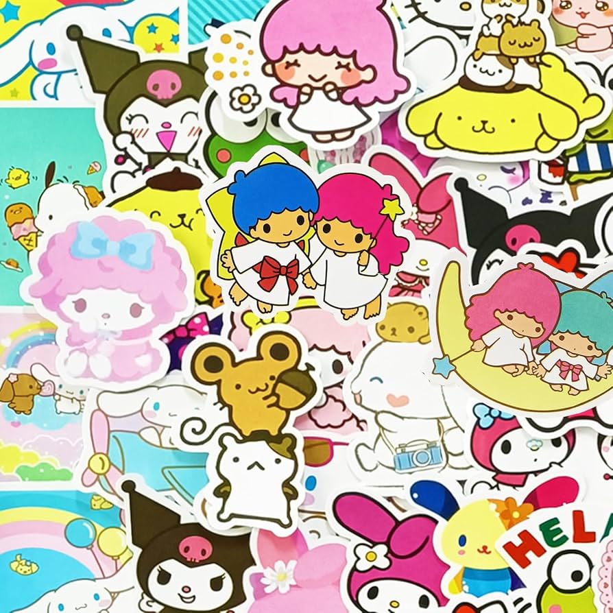 Amazon.co.jp: 100枚 漫画アニメーションステッカーセット 可愛い