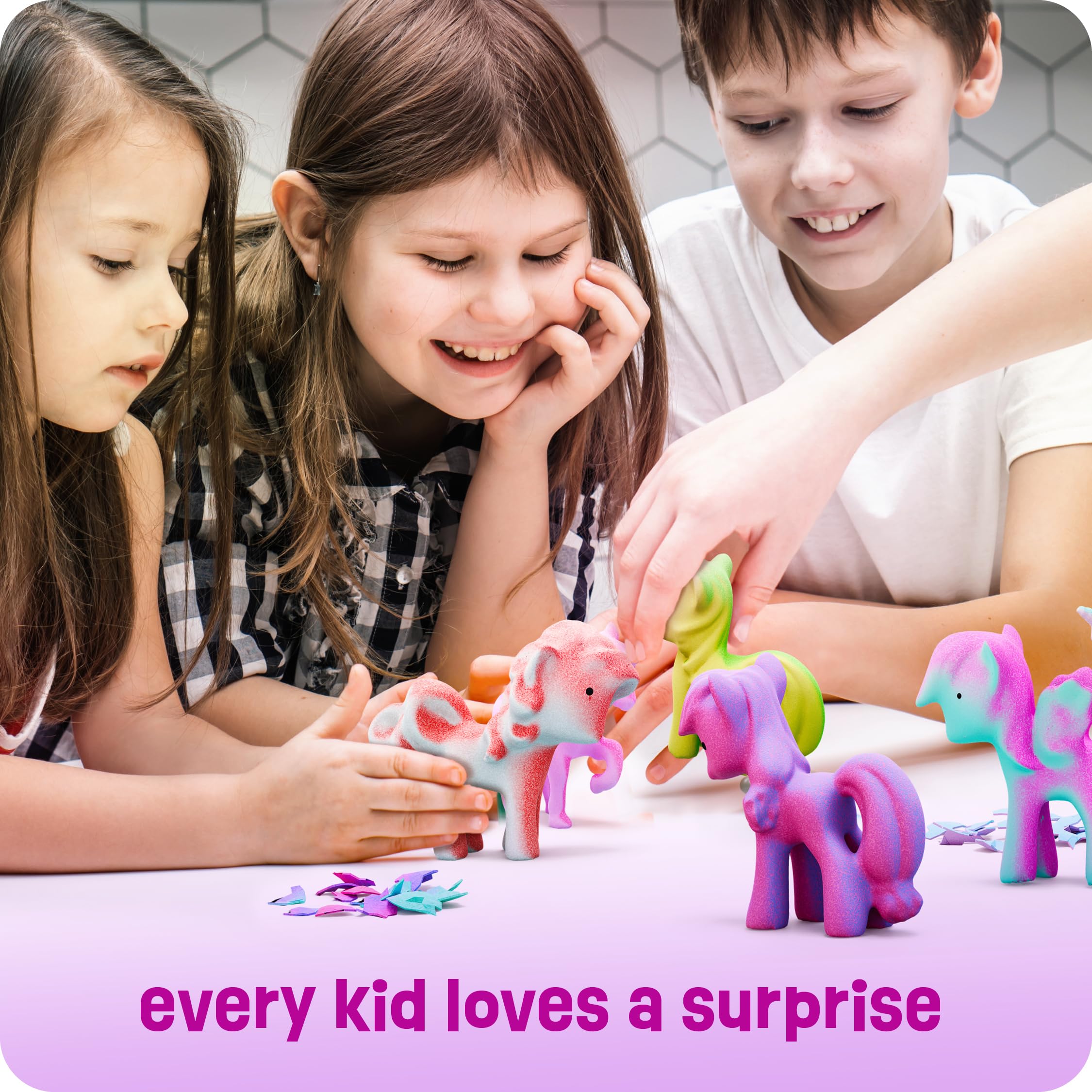 Amazon.co.jp: Dan&Darciユニコーン孵化サプライズエッグ 子供用 6個