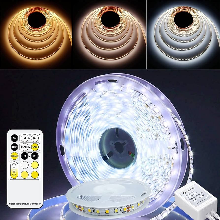 Amazon.co.jp: LEDテープライト 5m ledテープ 電球色/昼白色/昼光色 3