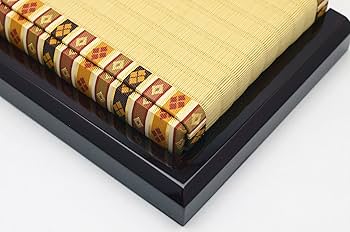 Amazon | 溜塗り親王台 雛人形用 2枚1組 (三五・金茶繧繝) 幅24cm 高さ