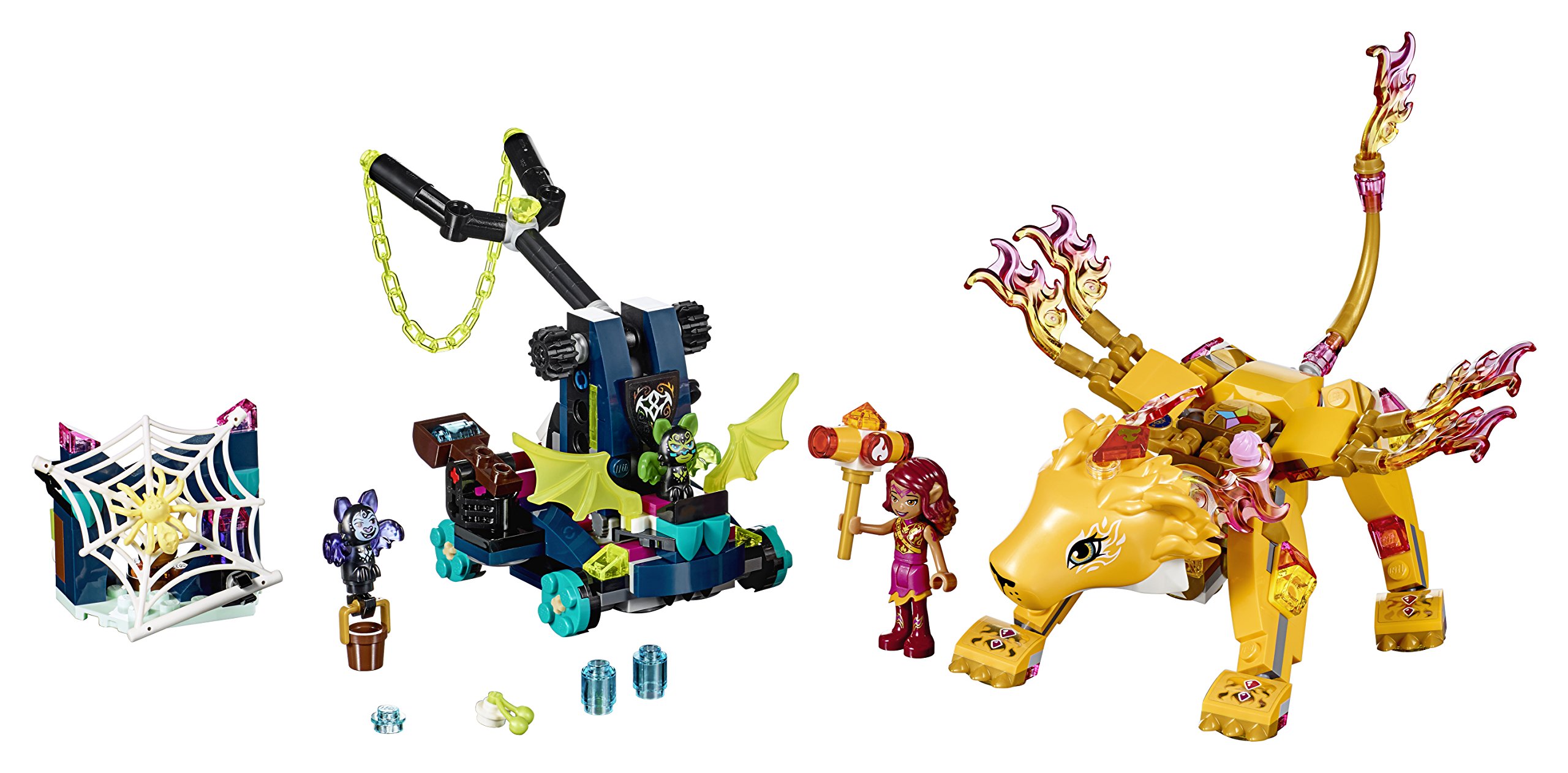 Amazon.com: LEGO Elves Azari & the Fire Lion Capture 41192
