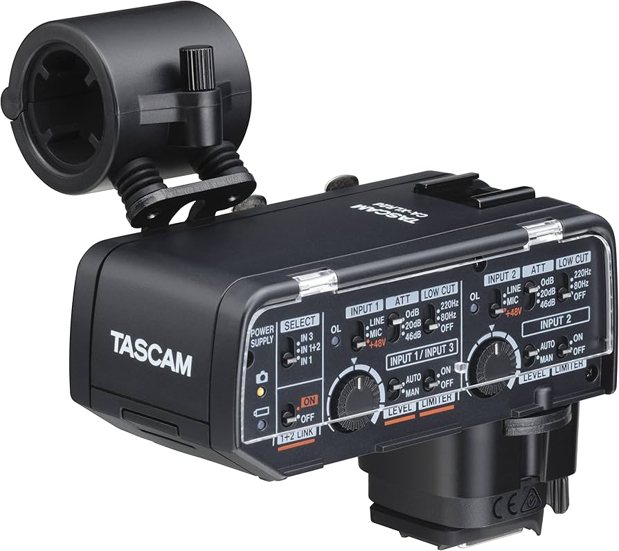 Amazon | TASCAM(タスカム) CA-XLR2d-C ミラーレスカメラ対応XLRマイク