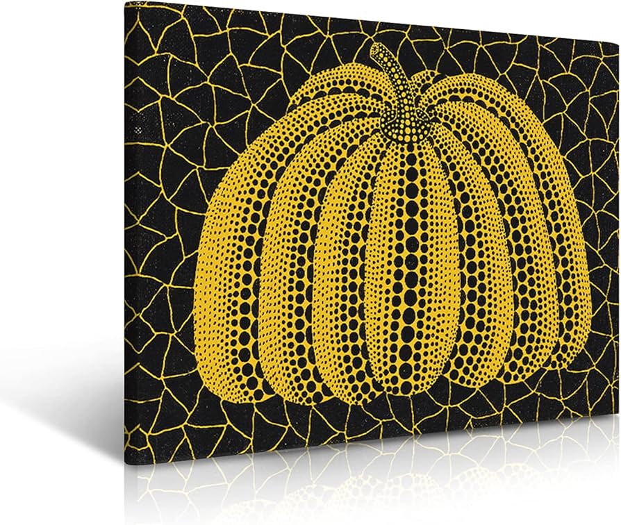 Amazon.co.jp: アートパネル 草間彌生 絵画 カボチャ ポスター 抽象