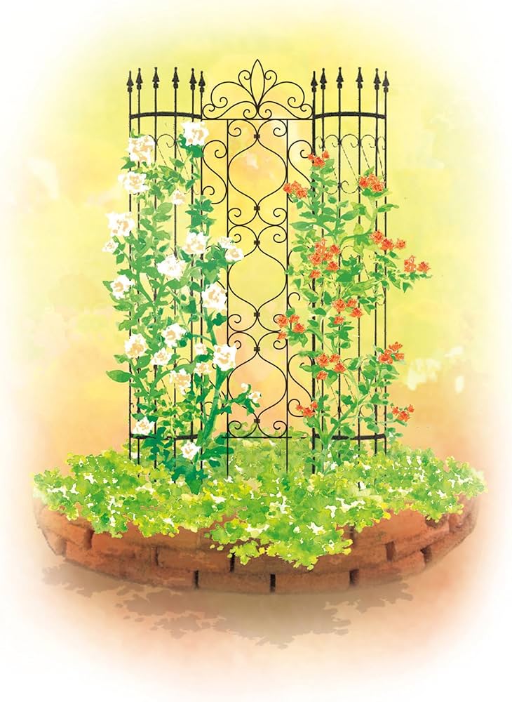 Amazon | タカショー G-story デザイントレリス 1800 ブラック 4枚組