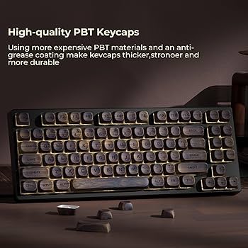 Amazon.co.jp: 木製キーキャップ、XVX MOA キーキャップ PBT ダブル