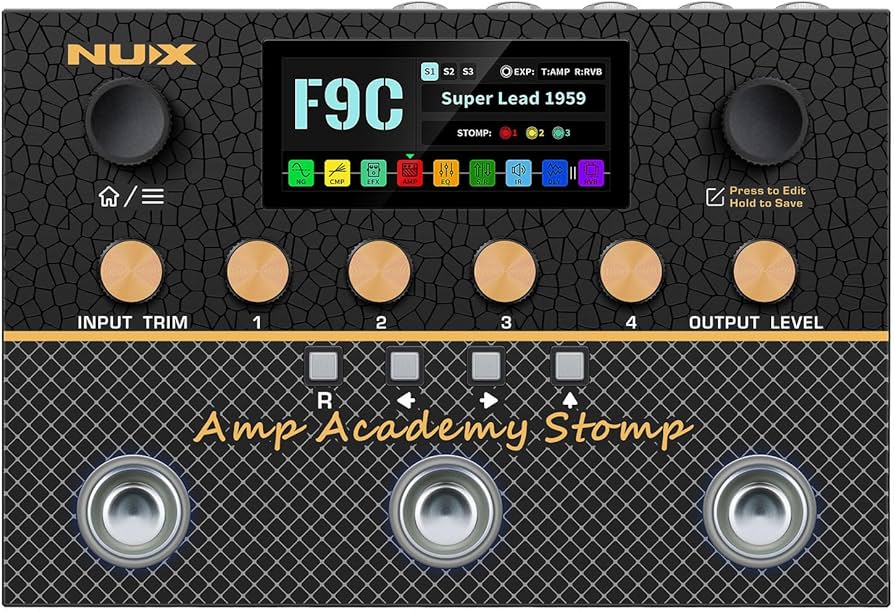 Amazon.co.jp: NUX/Amp Academy Stomp Compact Modeler NU-X アンプ