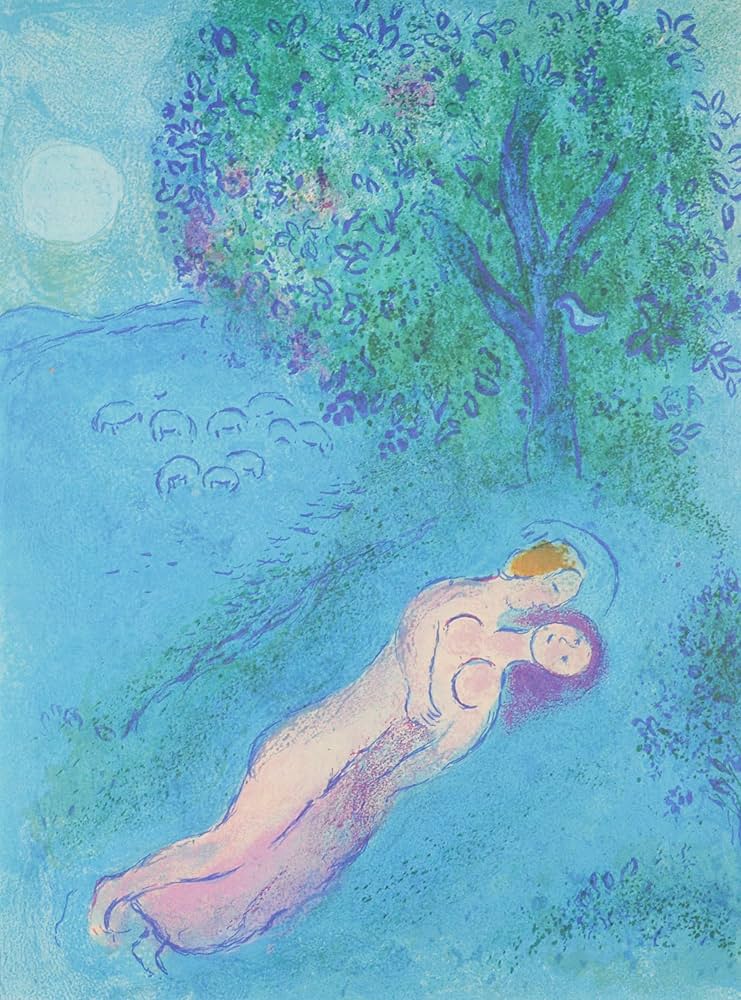 Amazon | マルク シャガール 『フィレータスの教え【ダフニスとクロエ