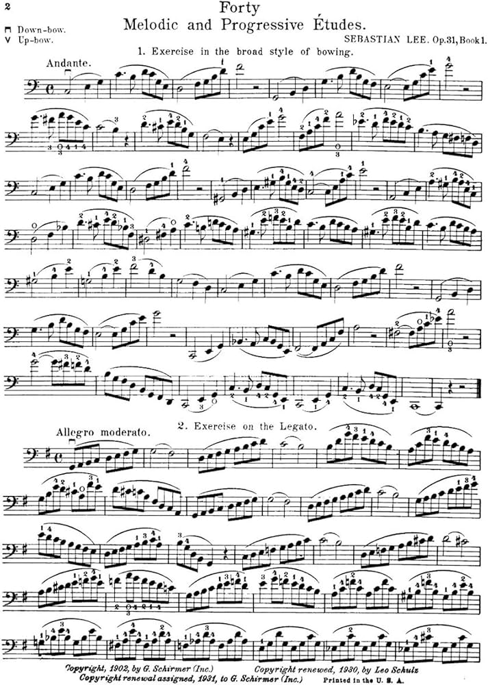 Amazon.co.jp: Sebastian Lee: 40 Melodic And Progressive Etudes For