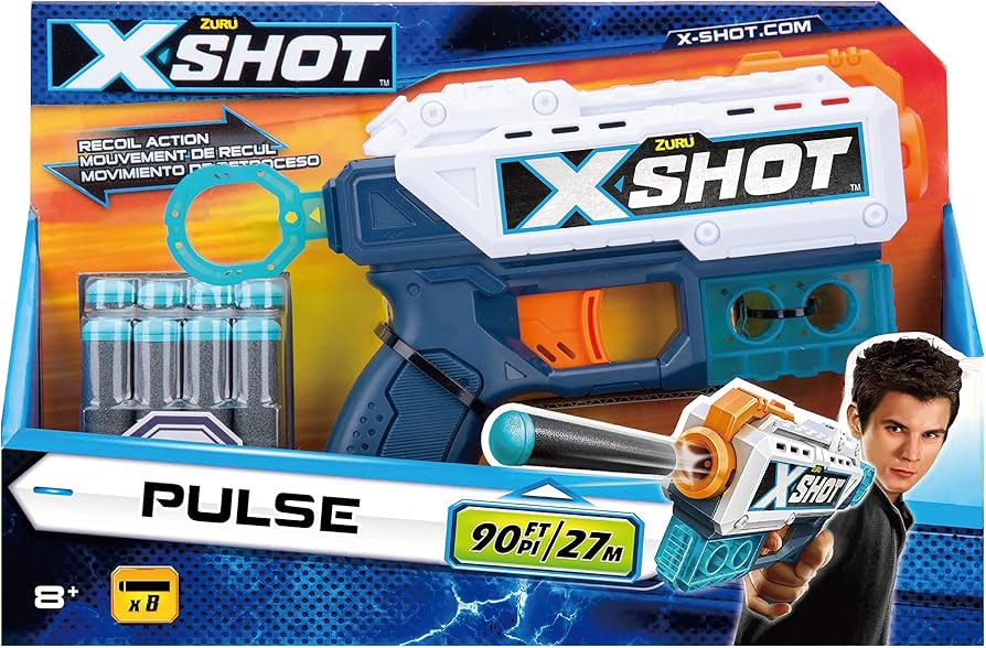 Amazon.com: Zuru X-Shot Excel Kickback with 8 : Toys & Games