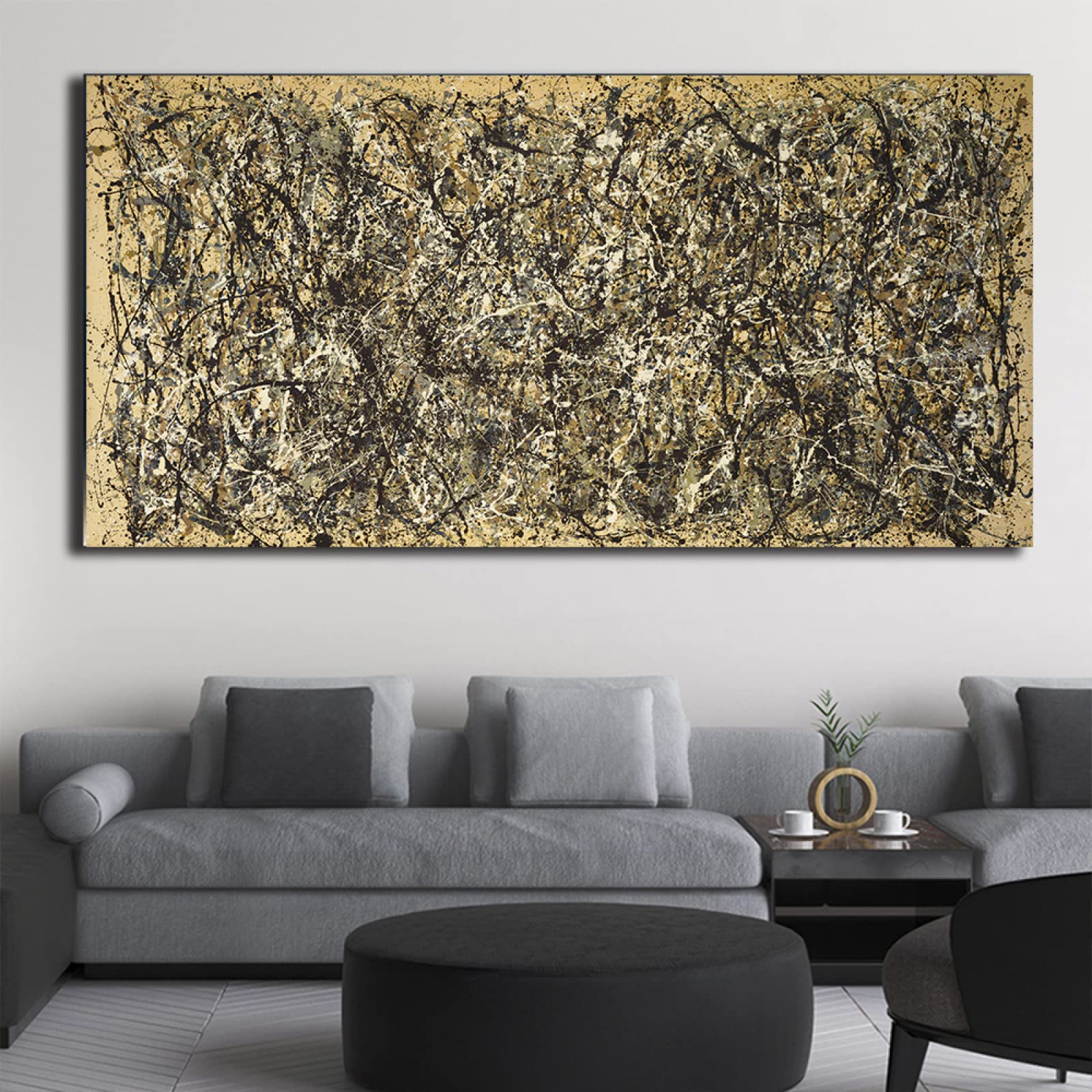 Amazon｜ジャクソンポロックポスター《ワンナンバー31》ウォールアート