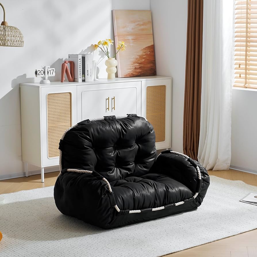 Amazon｜ローソファー 一人掛け 横幅155cm座椅子 リクライニング