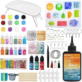 Amazon | UNOKKI UVレジン スターターキット, 初心者向けフルセット