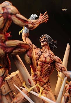 Amazon.co.jp: 始祖の巨人VS鎧の巨人 フィギュア ノンスケール 塗装