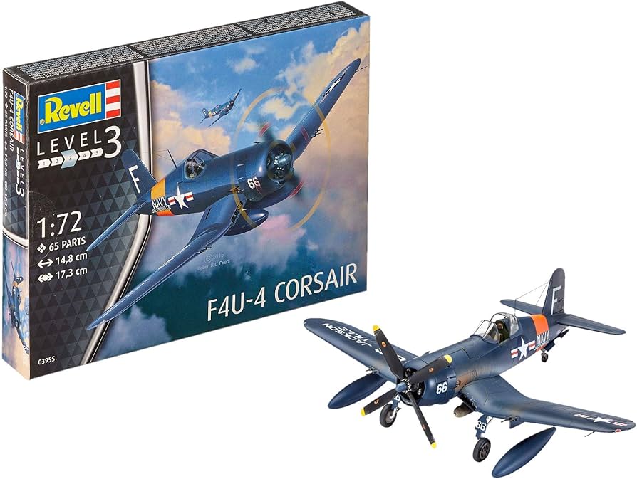 Amazon.com: Revell 03955 F4U-4 Corsair Model Kit : Arts, Crafts