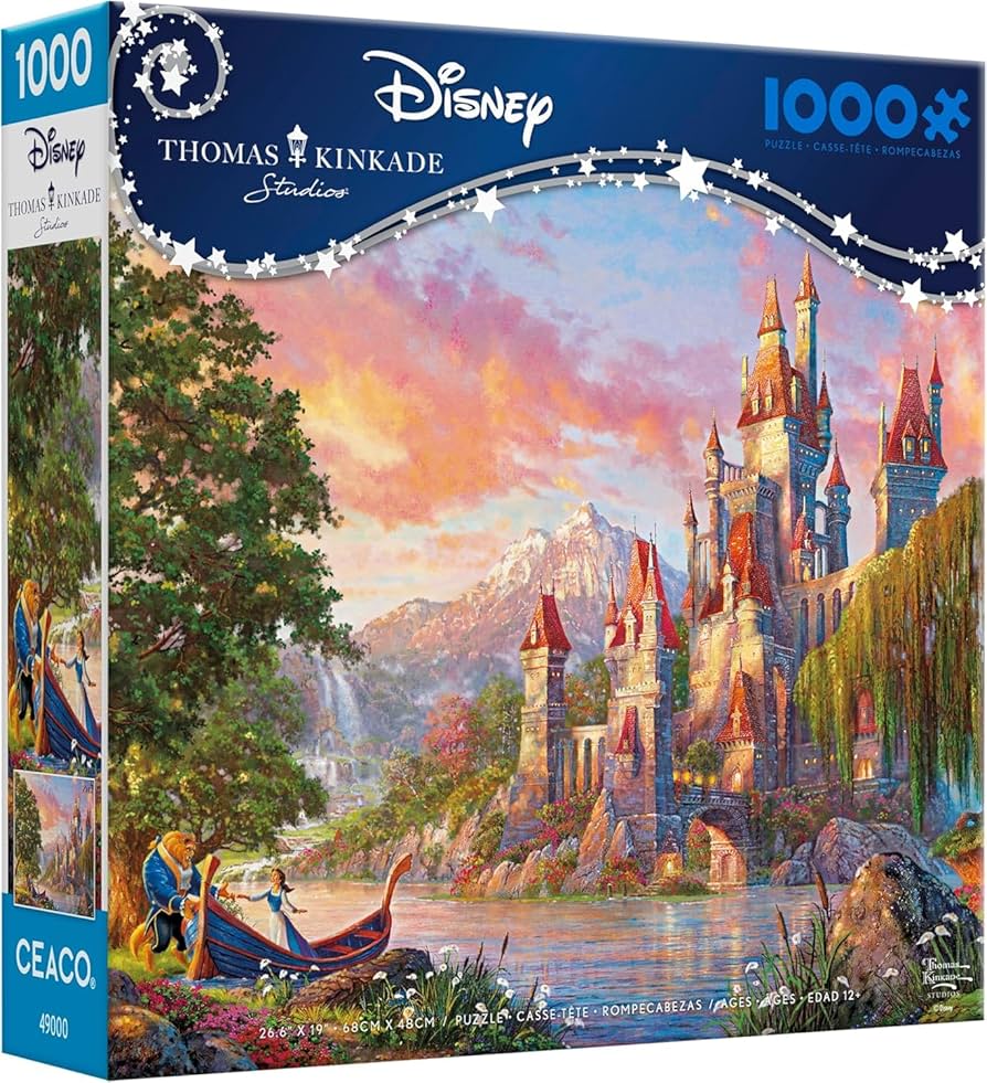 Amazon.com: Ceaco - Thomas Kinkade - Disney - Beauty & The Beast