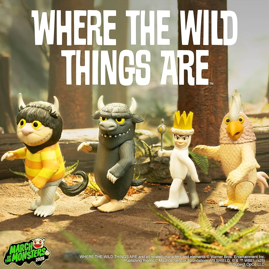 Amazon.com: Super7 Where The Wild Things are Reaction Figures Wave