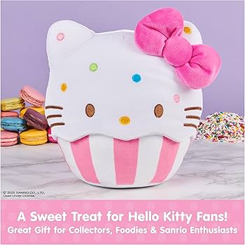 Amazon.com: GUND Sanrio Official Hello Kitty Cupcake Plush