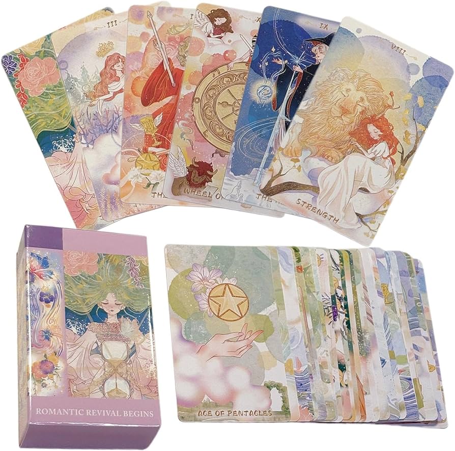 Amazon.co.jp: タロットカードセッド 80枚 占いおもちゃ 初心者向け