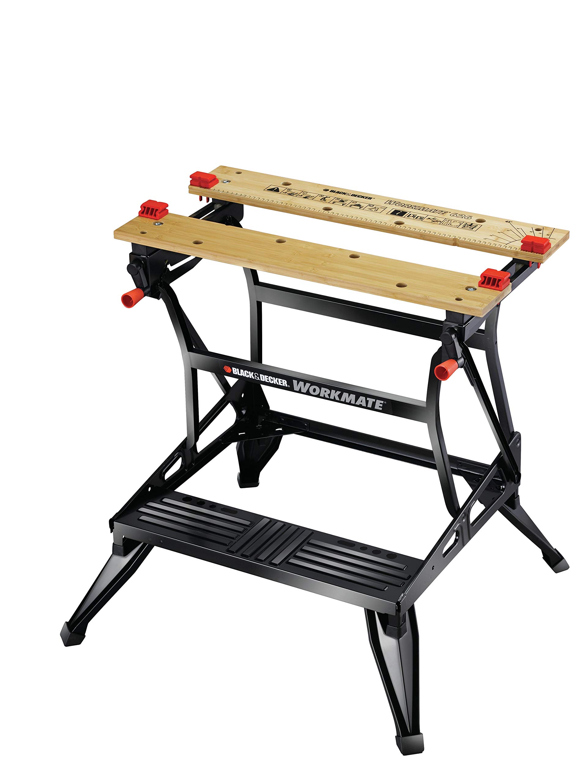 Amazon.com: Black+Decker Tough Work Bench Saw Horse, Dual Height