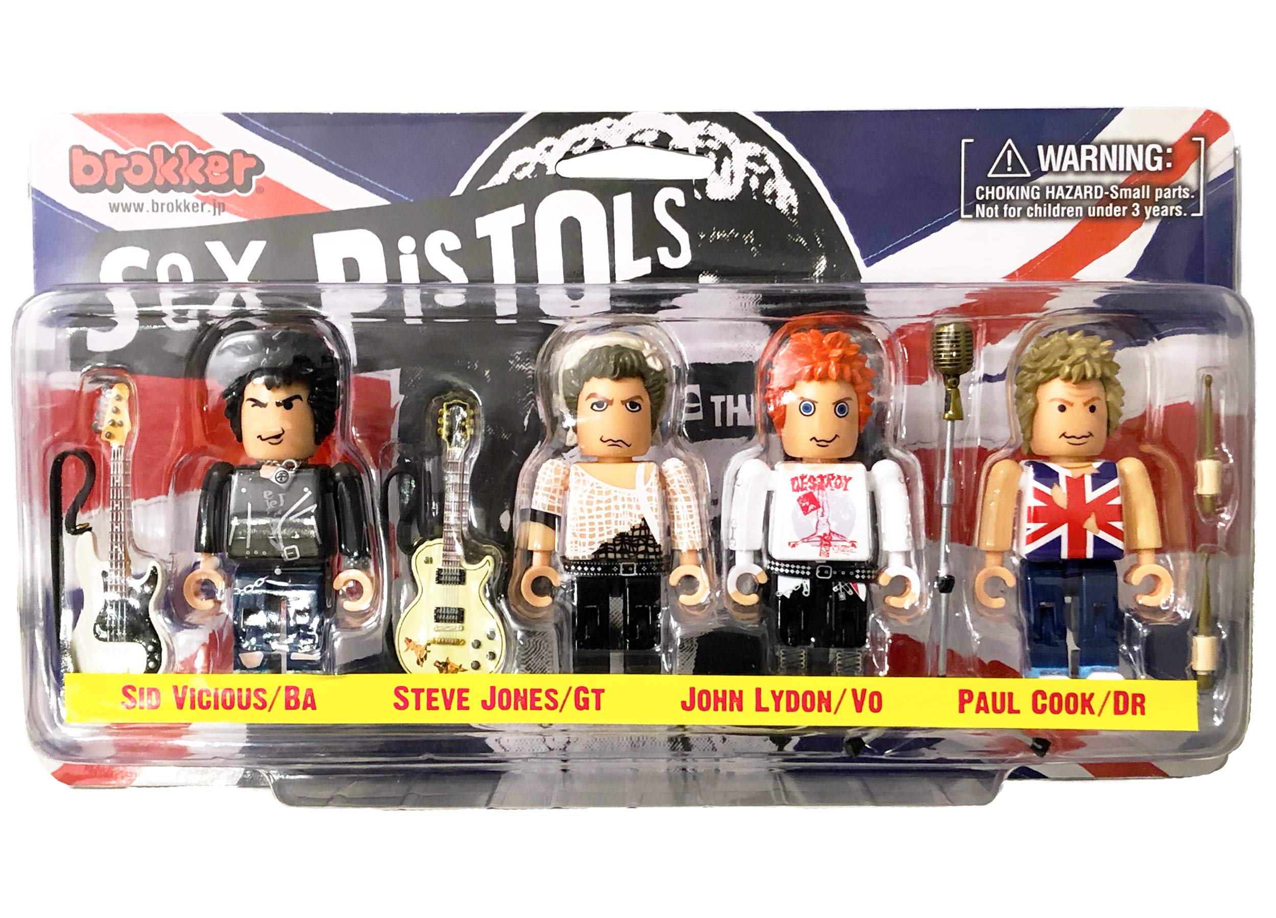 Amazon.com: Brokker Sex Pistols PVC Mini Figure Set : Toys & Games