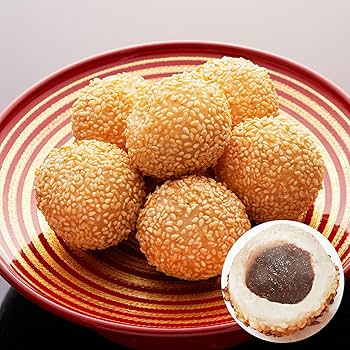 Amazon | 江戸清 横浜中華街 胡麻団子 ゴマ団子 国内製造 ごま団子