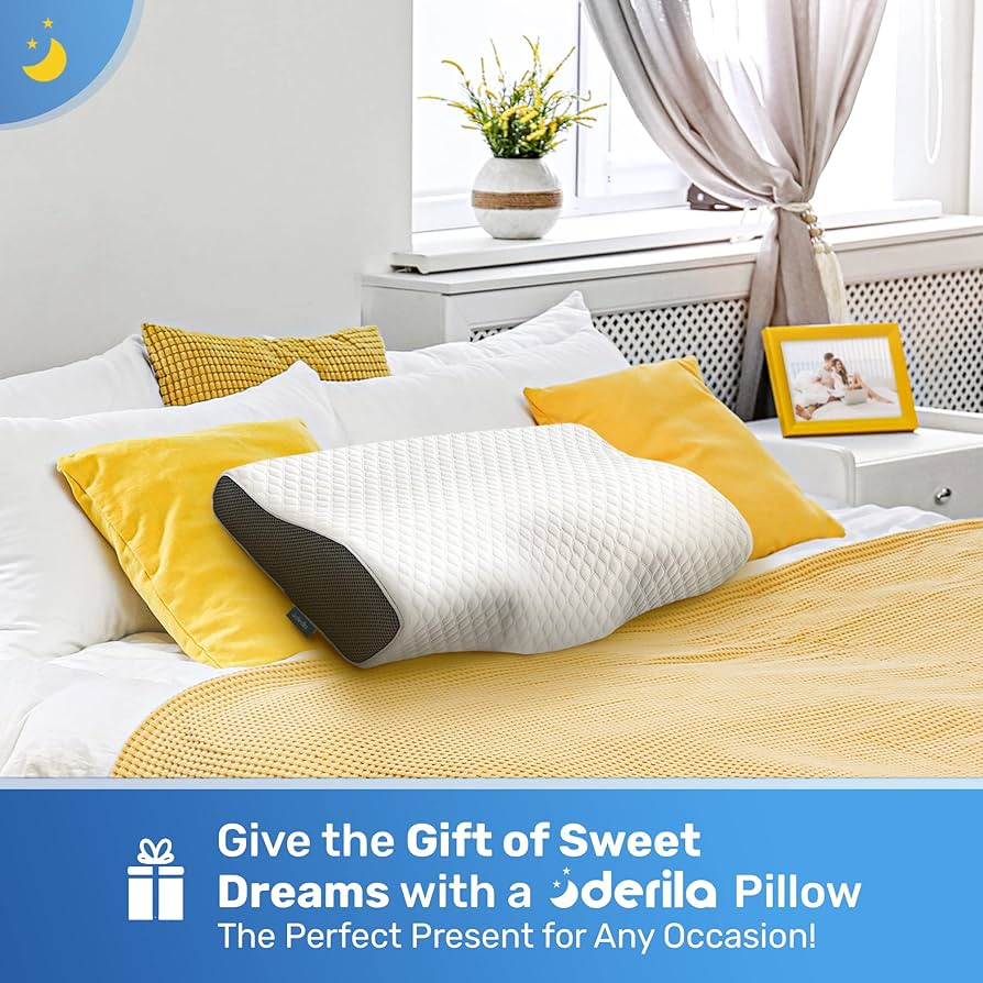Amazon｜Derila キングサイズ 首枕 睡眠用 頸椎枕 低反発素材 横向き寝