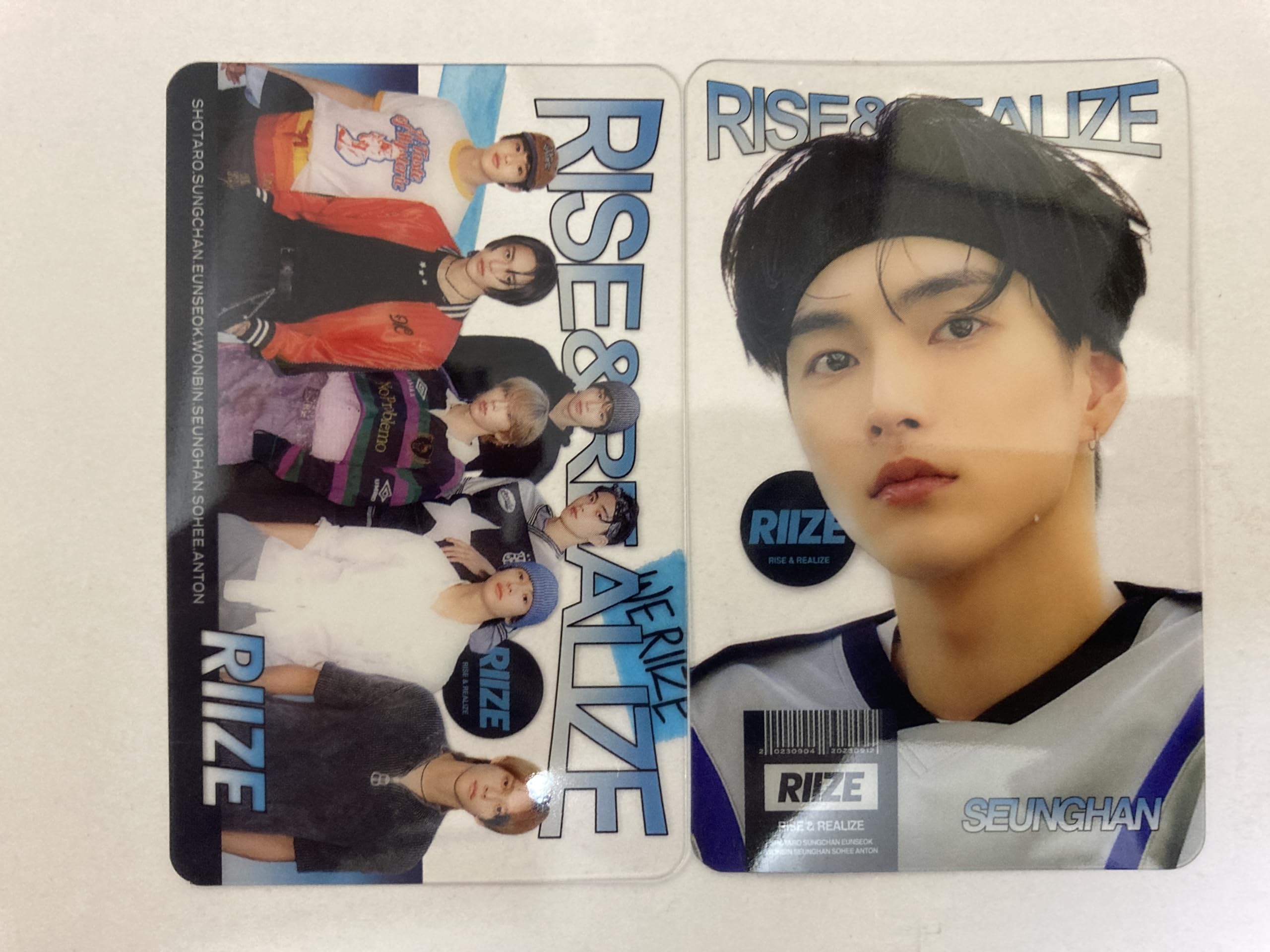 Amazon.co.jp: ライズ グッズ クリアフォトカード25枚 グッズ トレカ