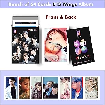 FlyBuy Hub Pack Of 64 (4 × 3 inch) Exclusive BTS Photocards, BTS