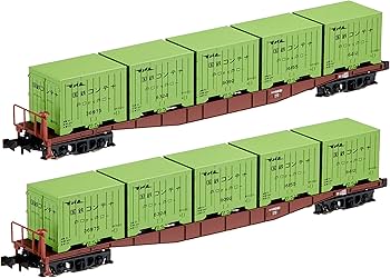 Amazon | KATO Nゲージ コキ5500 6000形コンテナ積載 2両入 8059-2