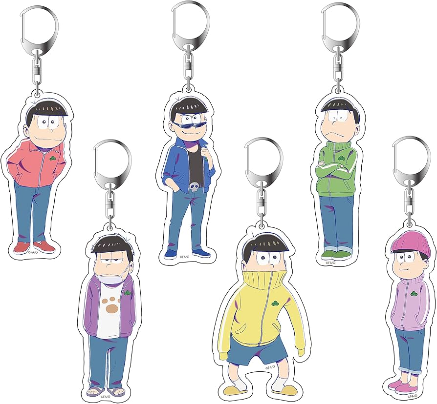 Amazon.co.jp: おそ松さん 一松 アクリルキーホルダー ジャージ ver