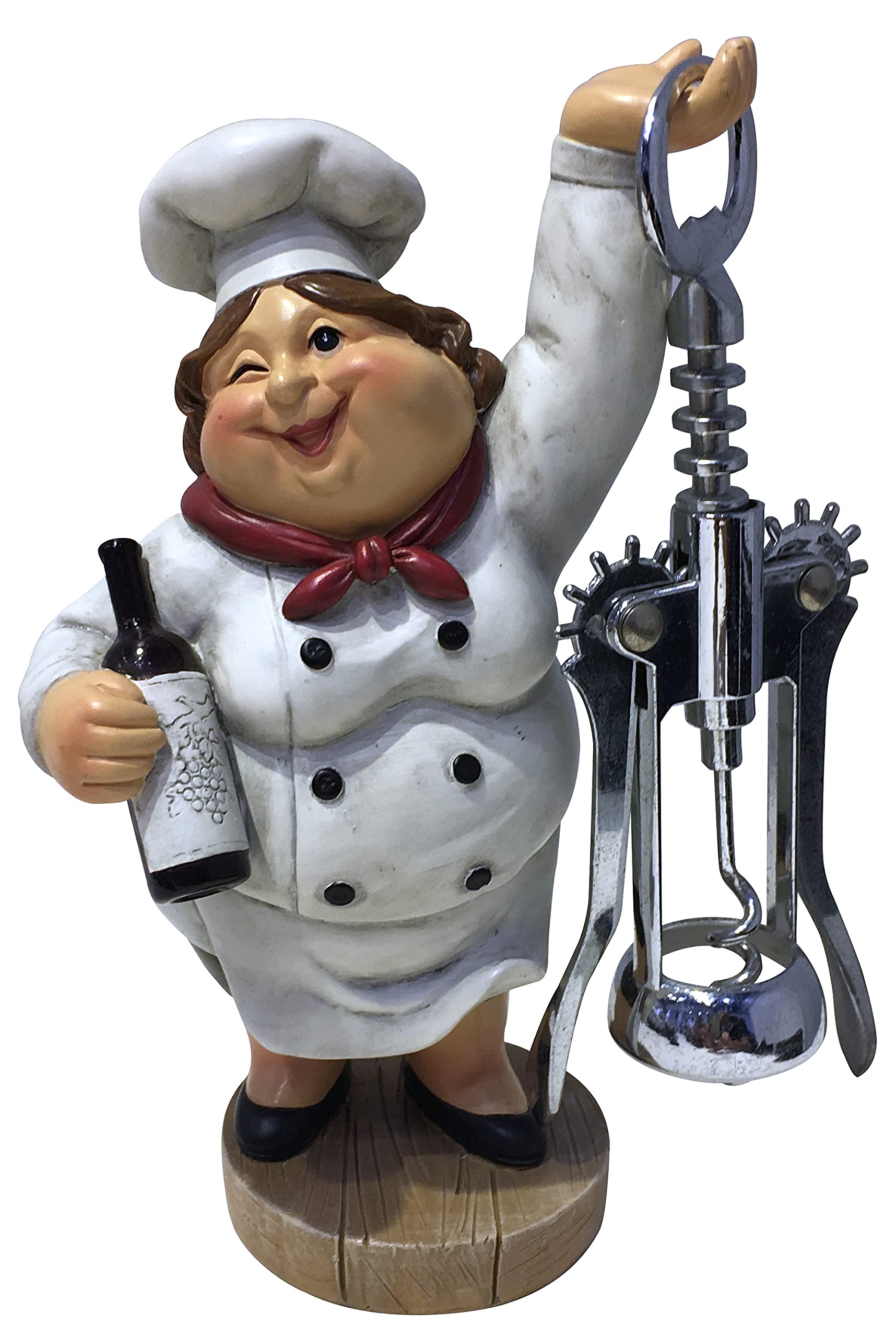 Amazon.com: Winking Fat Lady Italian Chef Wine Bottle Cork Opener