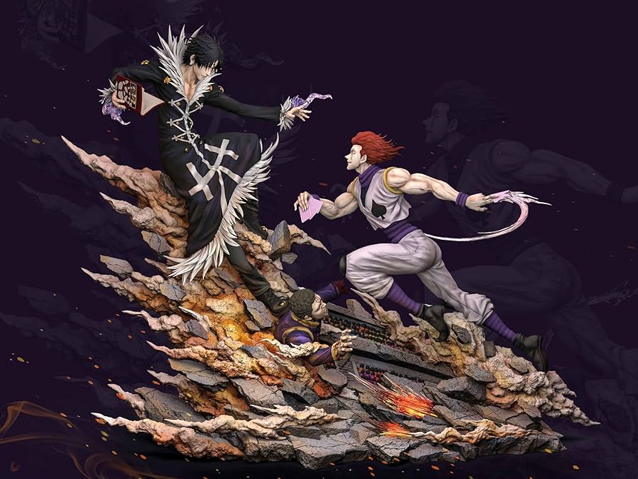 Amazon | クロロ・ルシルフルVSヒソカ フィギュア 1/6スケール 塗装