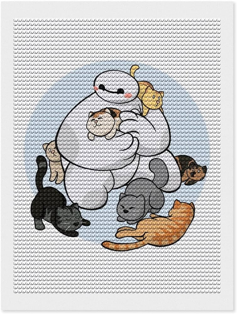 Amazon.co.jp: 5Dダイヤモンドアートキット ベイマックス ビーズアート